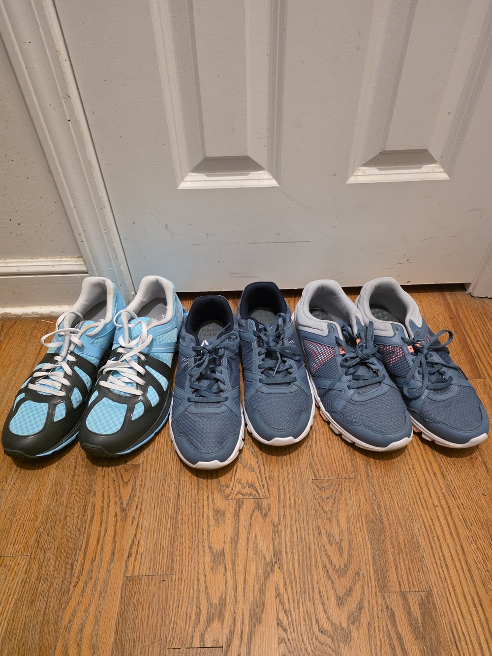 Reebok Women's Blue and Black Athletic Shoes - Multiple Pairs